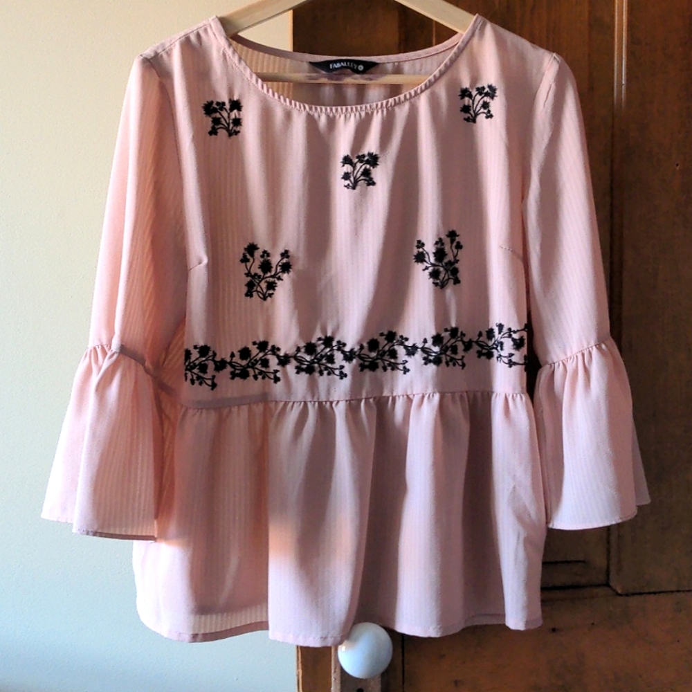 Embroidered top